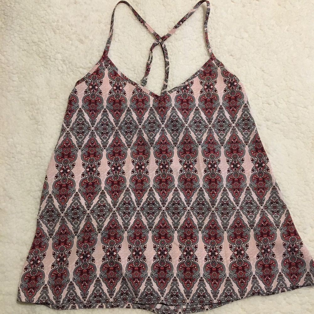 Pink Hollister tank top